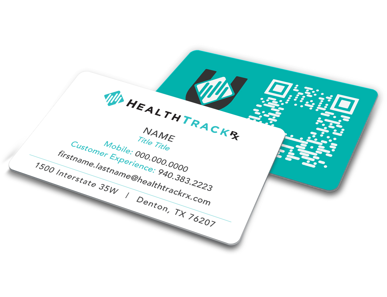 Business Cards - HTRX U QR Code Backer